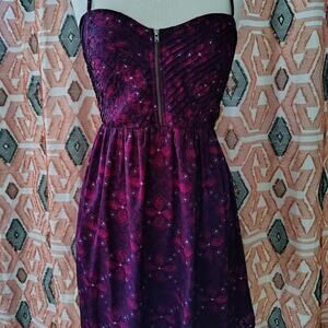 Roxy Purple Sundress Size Large EUC